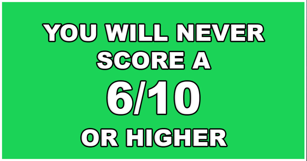 what is a 10 out of 16 on a quiz